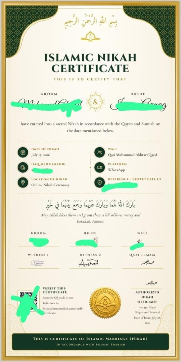 Premium Digital Certificate Design with QR code for verification