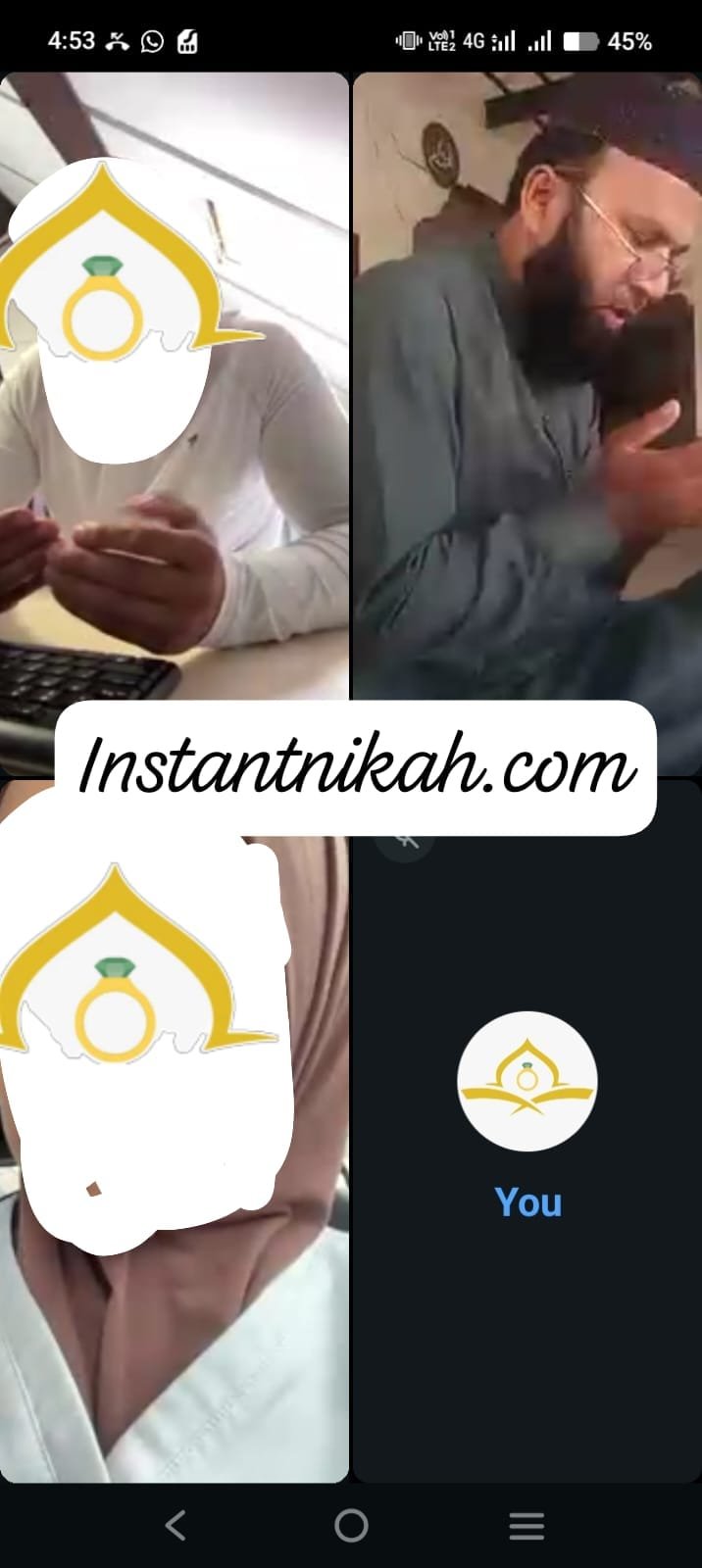 Qari Zahid Hussain Performed Online Nikah from the Couple of United Kingdom