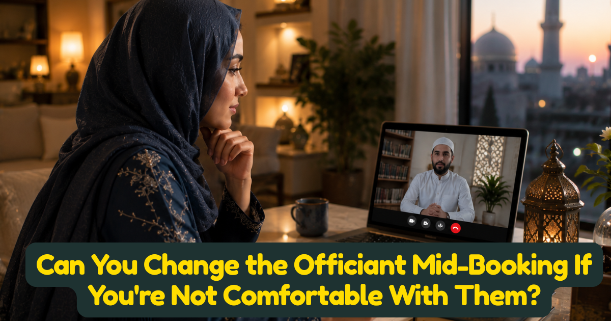Can You Change the Officiant Mid-Booking If You are Not Comfortable With Them?