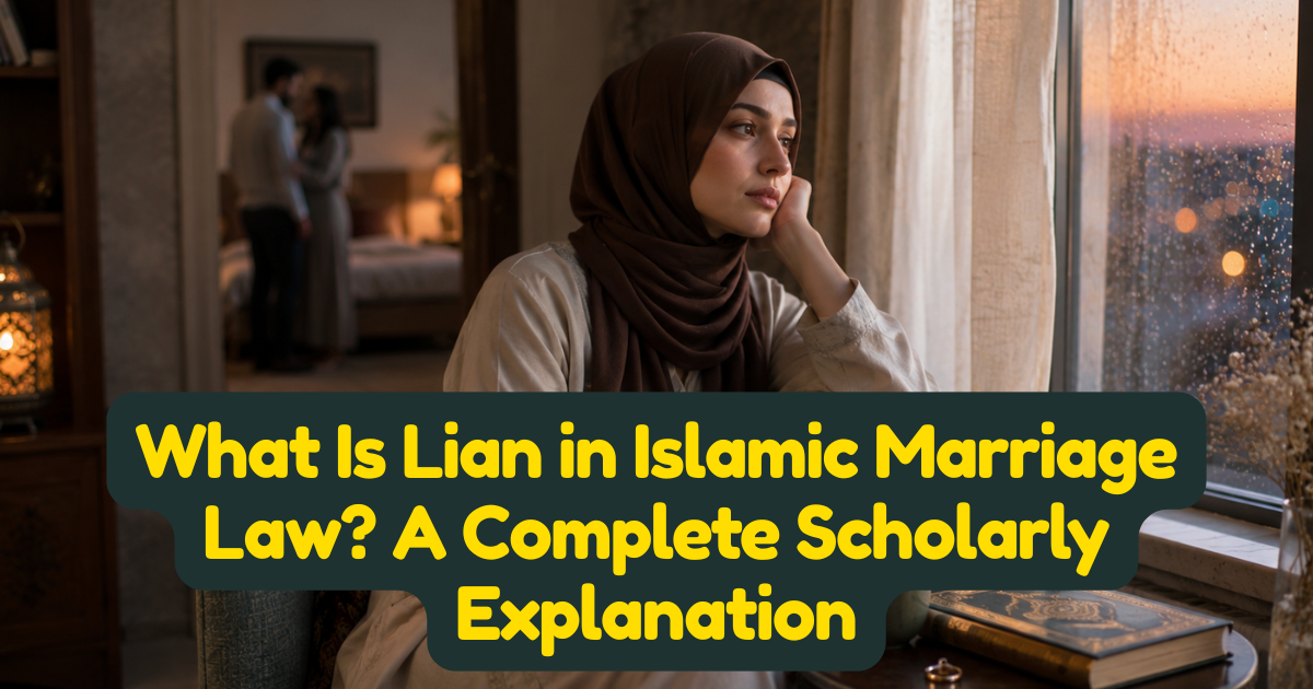 What Is Lian in Islamic Marriage Law? A Complete Scholarly Explanation