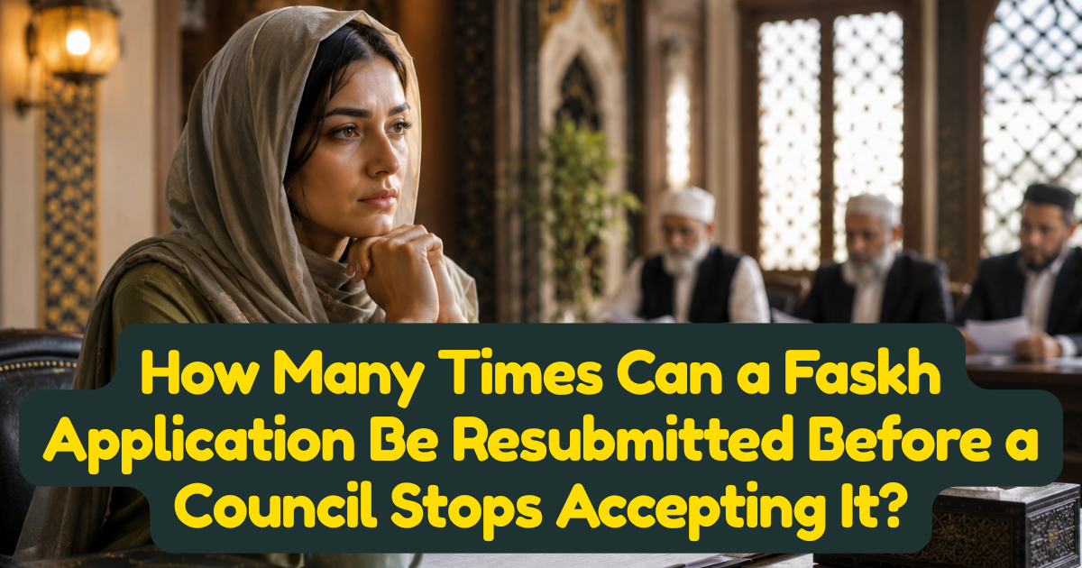 How Many Times Can a Faskh Application Be Resubmitted Before a Council Stops Accepting It?