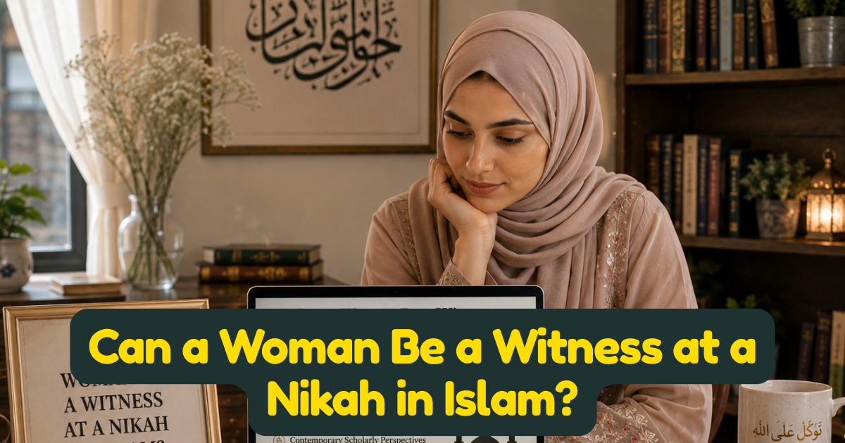 Can a Woman Be a Witness at a Nikah in Islam? The Full Scholarly Debate Explained