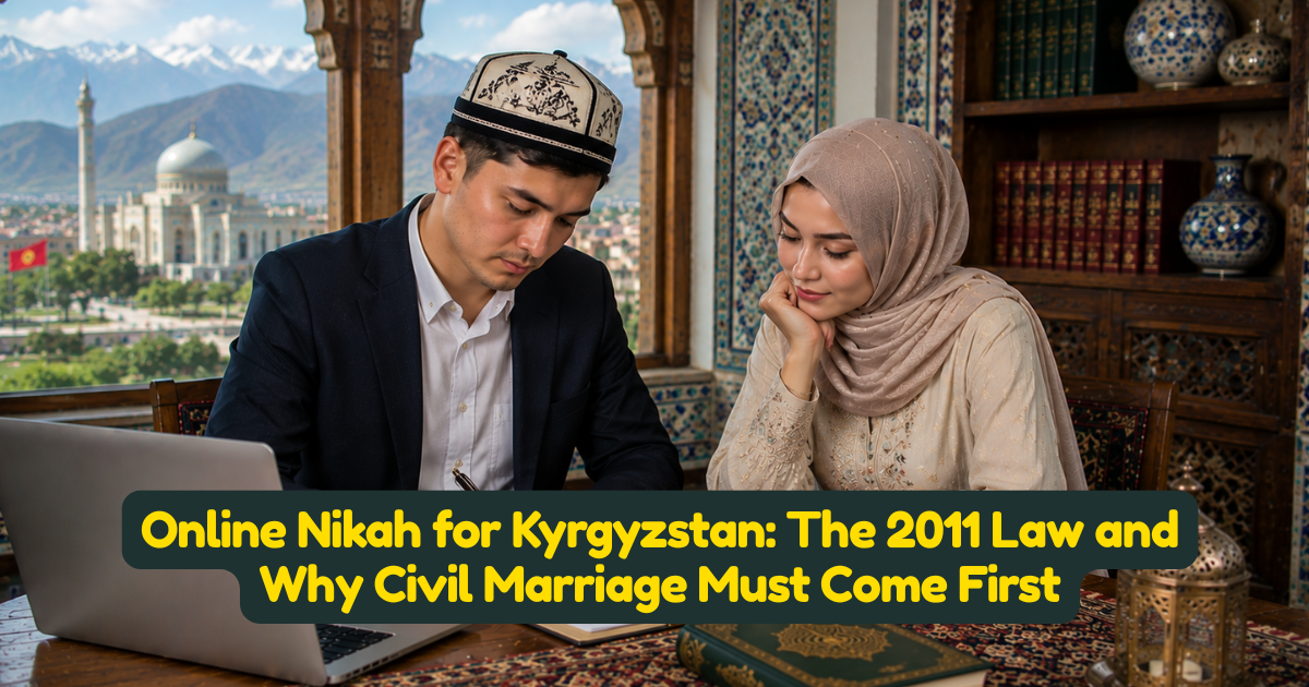 Online Nikah for Kyrgyzstan: The 2011 Law and Why Civil Marriage Must Come First