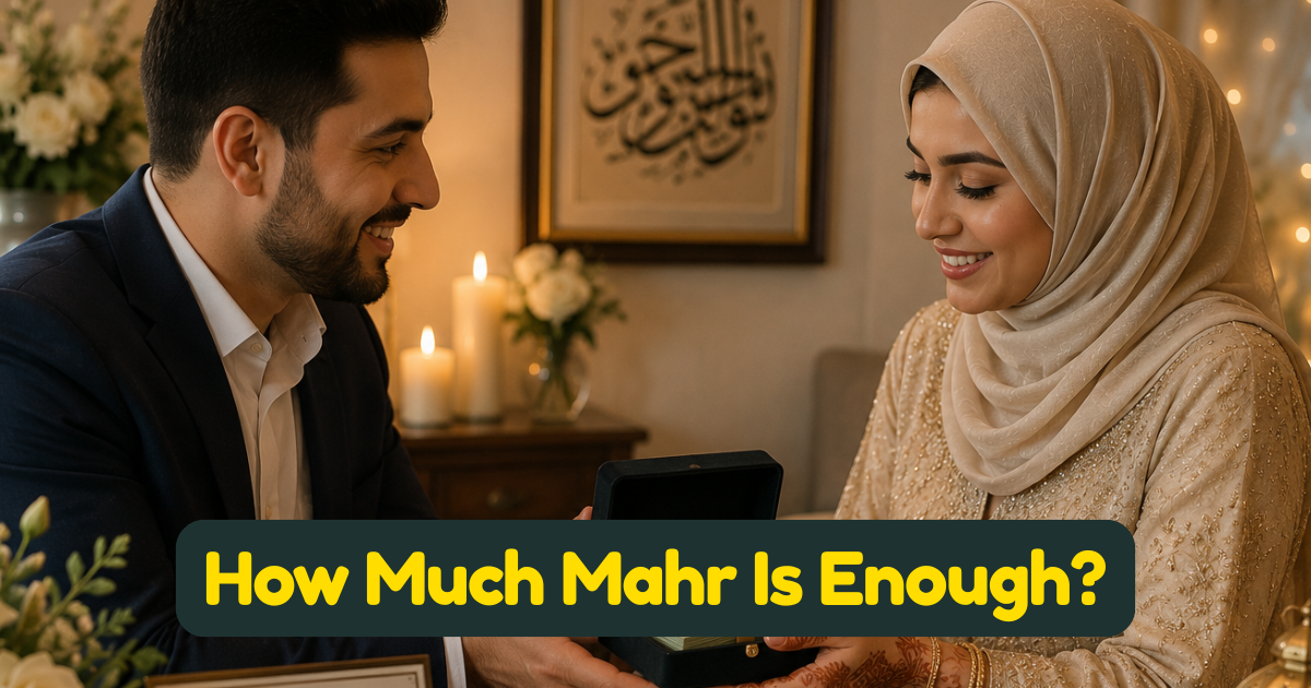 How Much Mahr Is Enough? — The Islamic Guidance on Setting a Fair and Realistic Amount