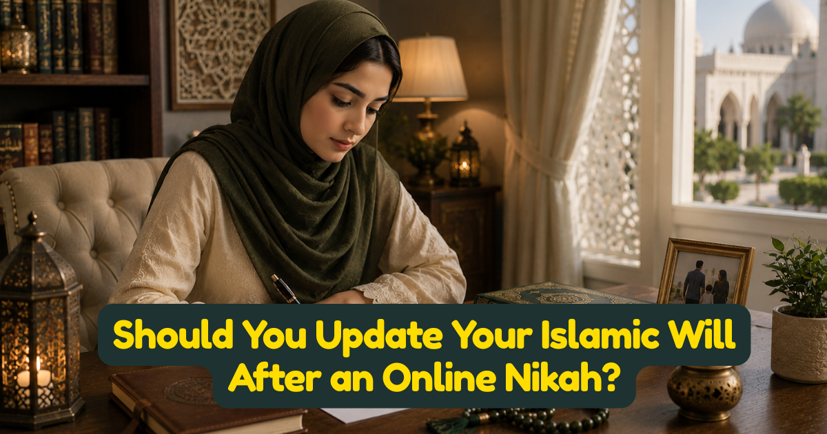 Should You Update Your Islamic Will After an Online Nikah?