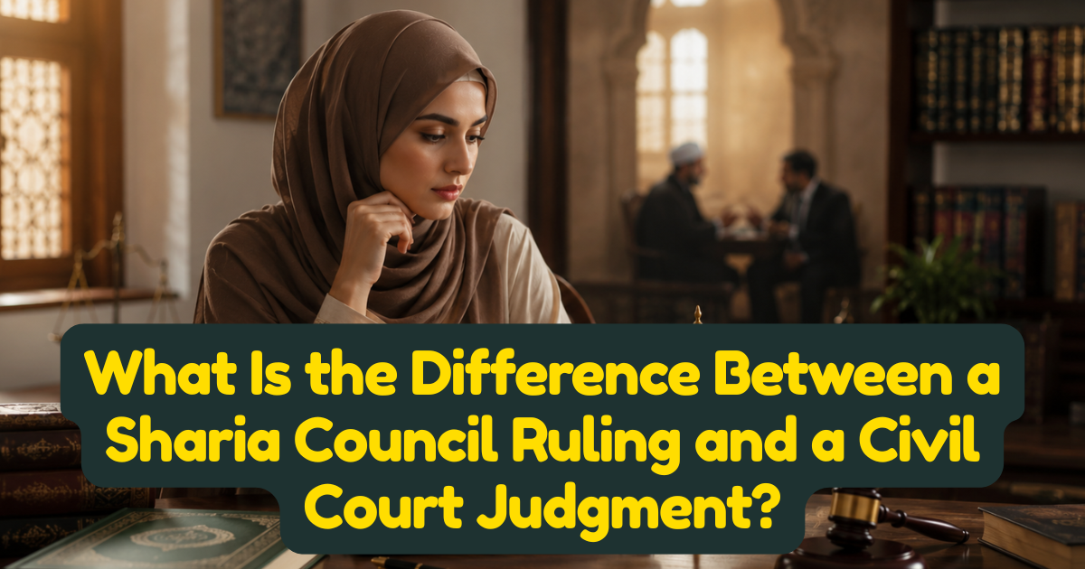 What Is the Difference Between a Sharia Council Ruling and a Civil Court Judgment?