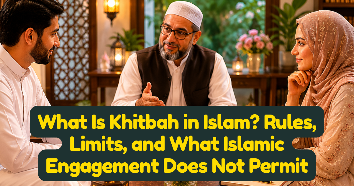 What Is Khitbah in Islam? Rules, Limits, and What Islamic Engagement Does Not Permit