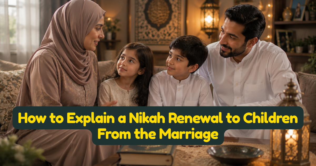How to Explain a Nikah Renewal to Children From the Marriage