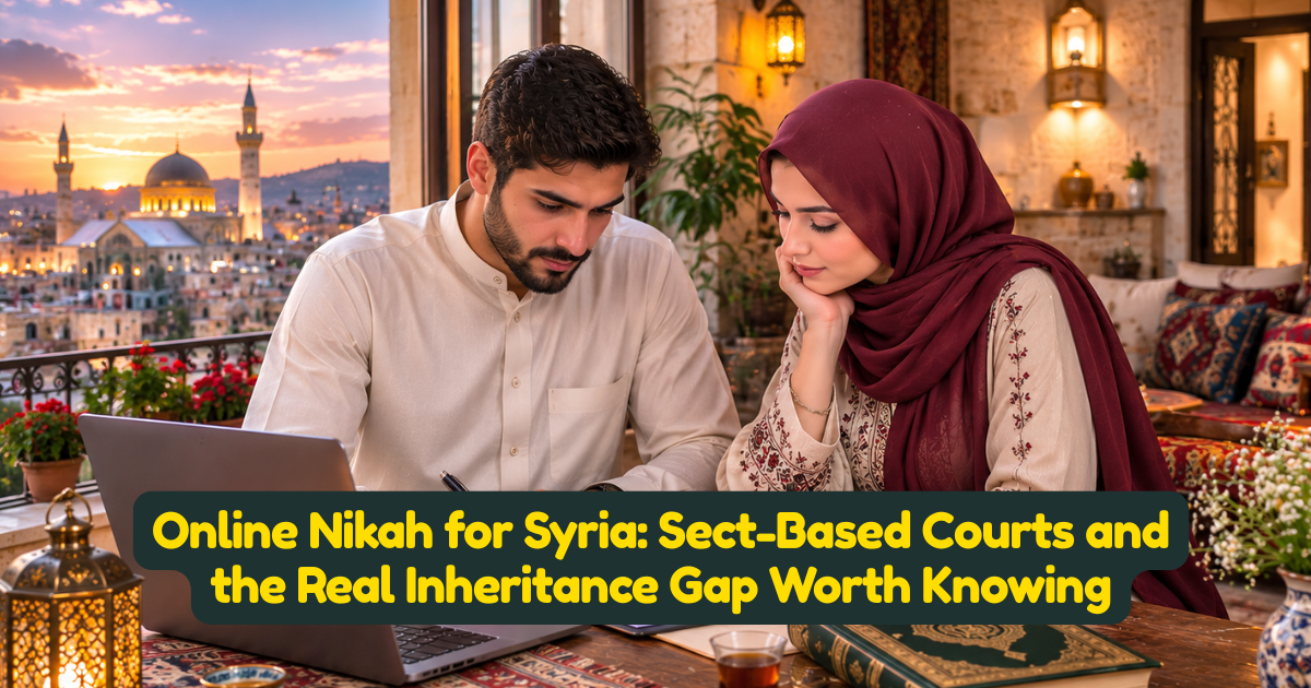 Online Nikah for Syria: Sect-Based Courts and the Real Inheritance Gap Worth Knowing