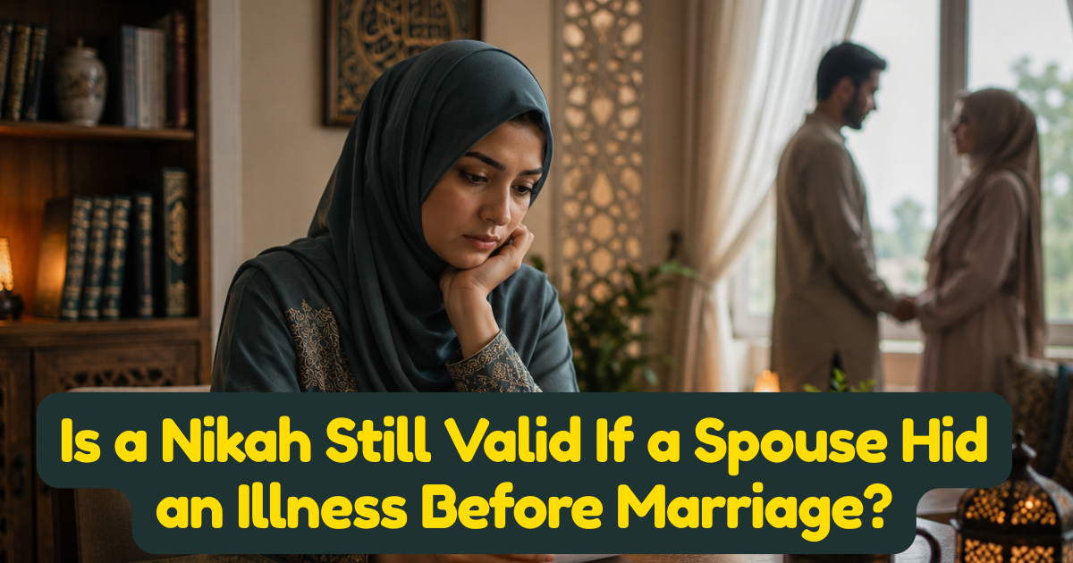 Is a Nikah Still Valid If a Spouse Hid an Illness Before Marriage?