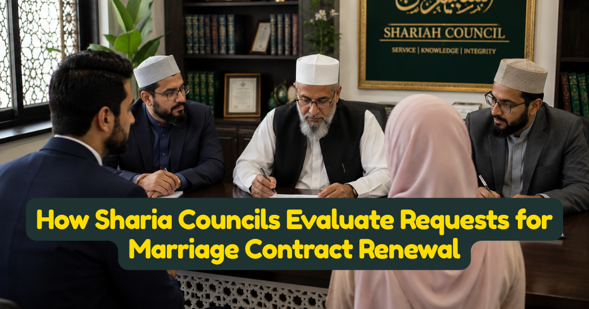 How Sharia Councils Evaluate Requests for Marriage Contract Renewal