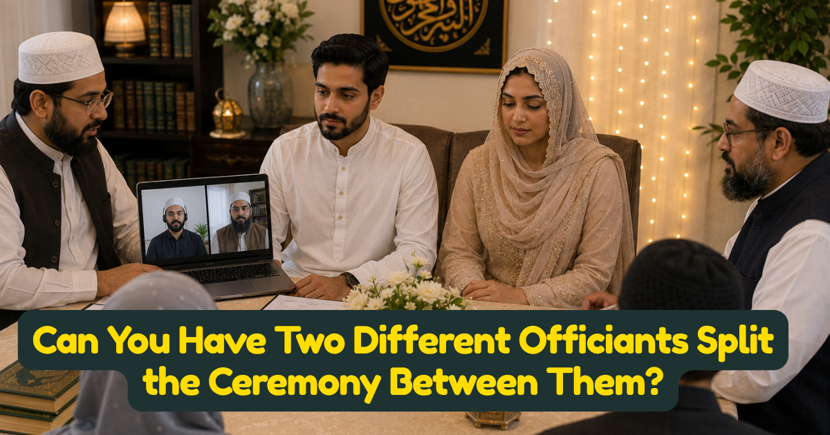 Can You Have Two Different Officiants Split the Ceremony Between Them?