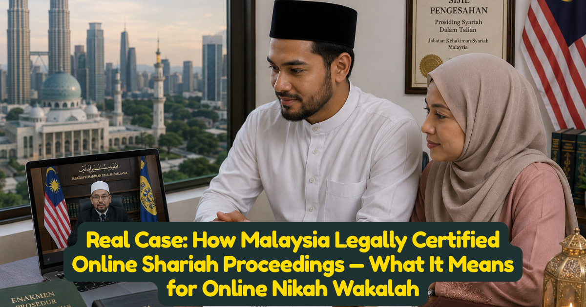 Real Case: How Malaysia Legally Certified Online Shariah Proceedings — What It Means for Online Nikah Wakalah