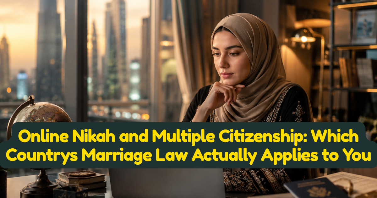 Online Nikah and Multiple Citizenship: Which Countrys Marriage Law Actually Applies to You