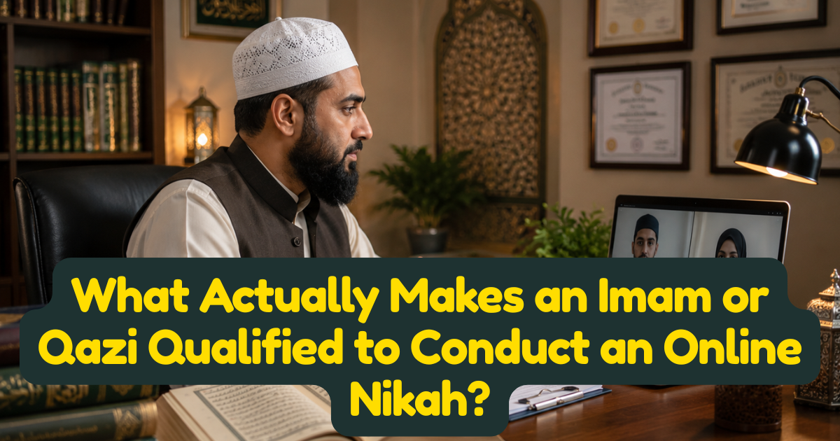 What Actually Makes an Imam or Qazi Qualified to Conduct an Online Nikah?