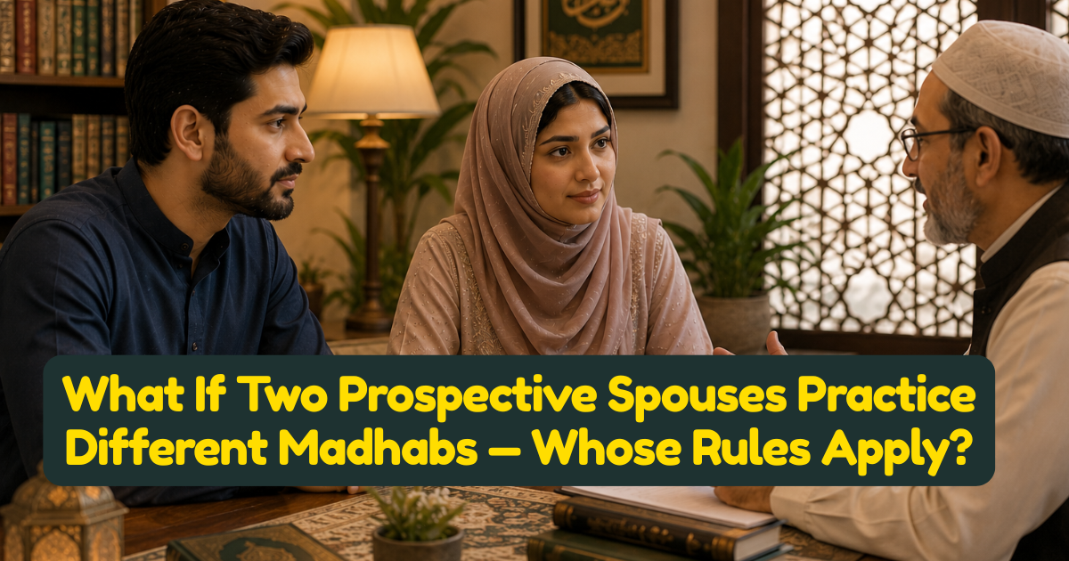 What If Two Prospective Spouses Practice Different Madhabs — Whose Rules Apply?