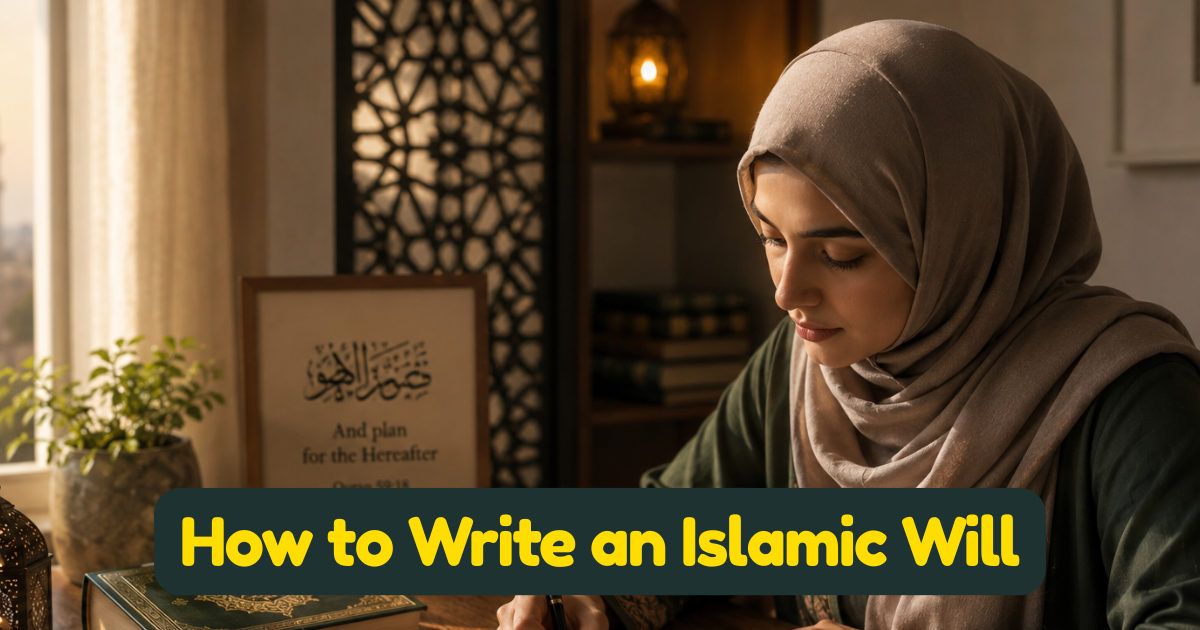 How to Write an Islamic Will: A Complete Guide for Muslims in the UK, USA, Europe, and Beyond