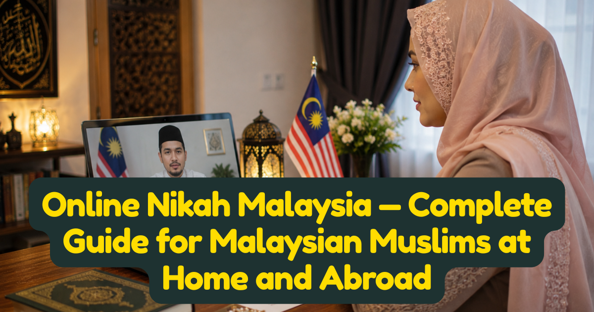 Online Nikah Malaysia — Complete Guide for Malaysian Muslims at Home and Abroad