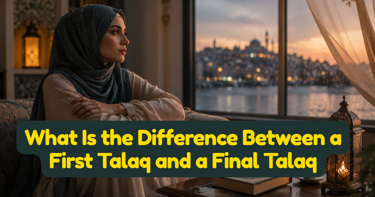 What Is the Difference Between a First Talaq and a Final Talaq — Islamic Guide to the Three Stages of Divorce
