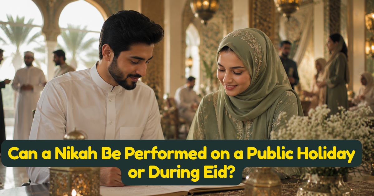 Can a Nikah Be Performed on a Public Holiday or During Eid?
