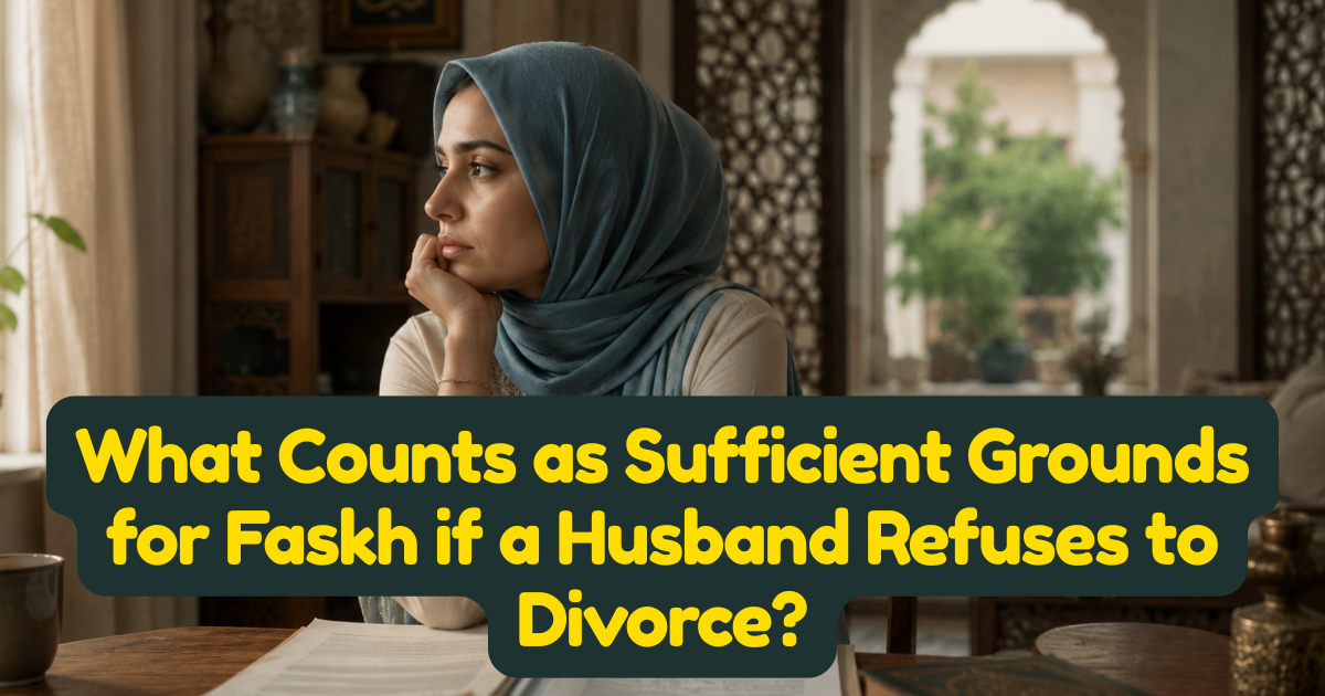 What Counts as Sufficient Grounds for Faskh if a Husband Refuses to Divorce?