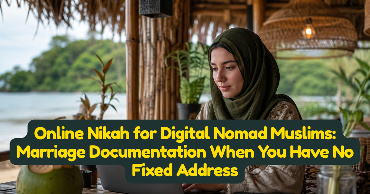 Online Nikah for Digital Nomad Muslims: Marriage Documentation When You Have No Fixed Address
