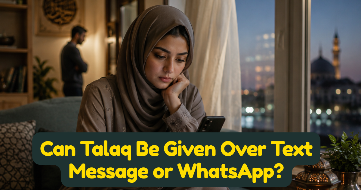 Can Talaq Be Given Over Text Message or WhatsApp? The Scholarly Debate on Written and Digital Divorce