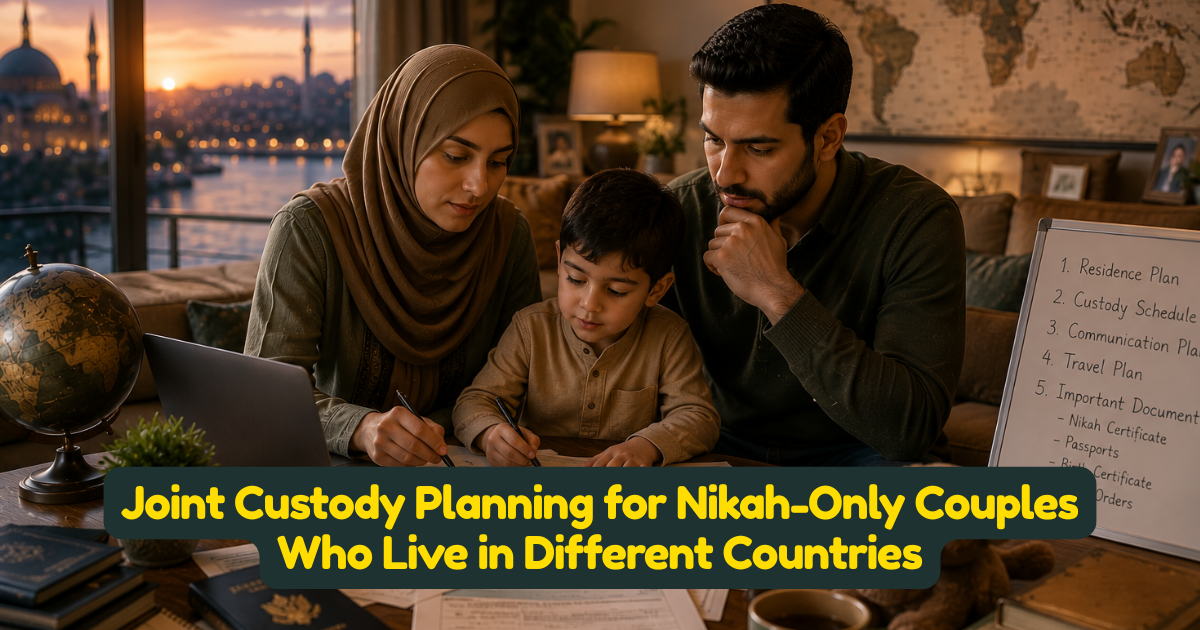 Joint Custody Planning for Nikah-Only Couples Who Live in Different Countries