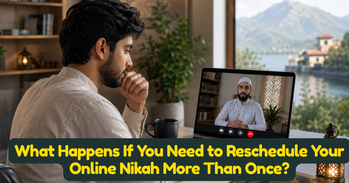 What Happens If You Need to Reschedule Your Online Nikah More Than Once?