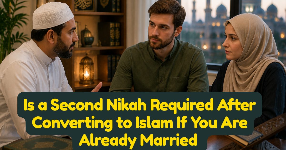 Is a Second Nikah Required After Converting to Islam If You Are Already Married — Complete Islamic Guide
