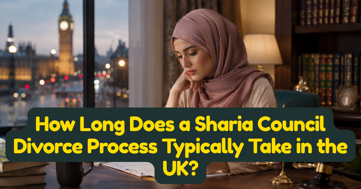 How Long Does a Sharia Council Divorce Process Typically Take in the UK?