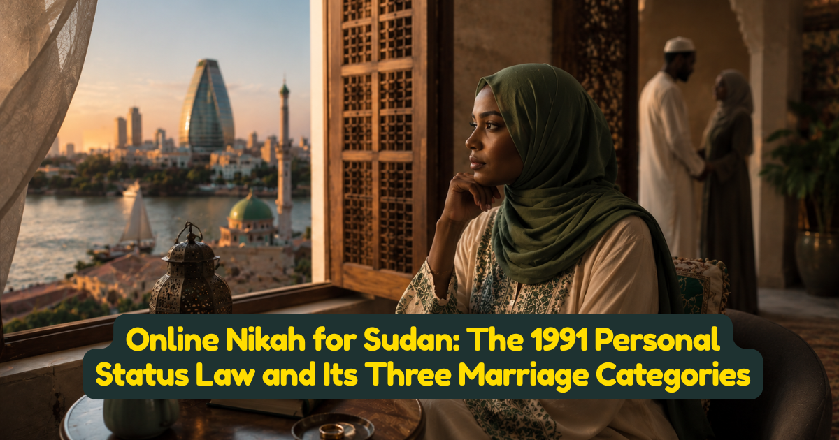 Online Nikah for Sudan: The 1991 Personal Status Law and Its Three Marriage Categories