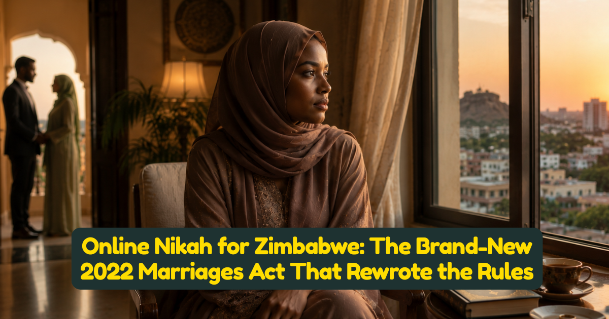 Online Nikah for Zimbabwe: The Brand-New 2022 Marriages Act That Rewrote the Rules