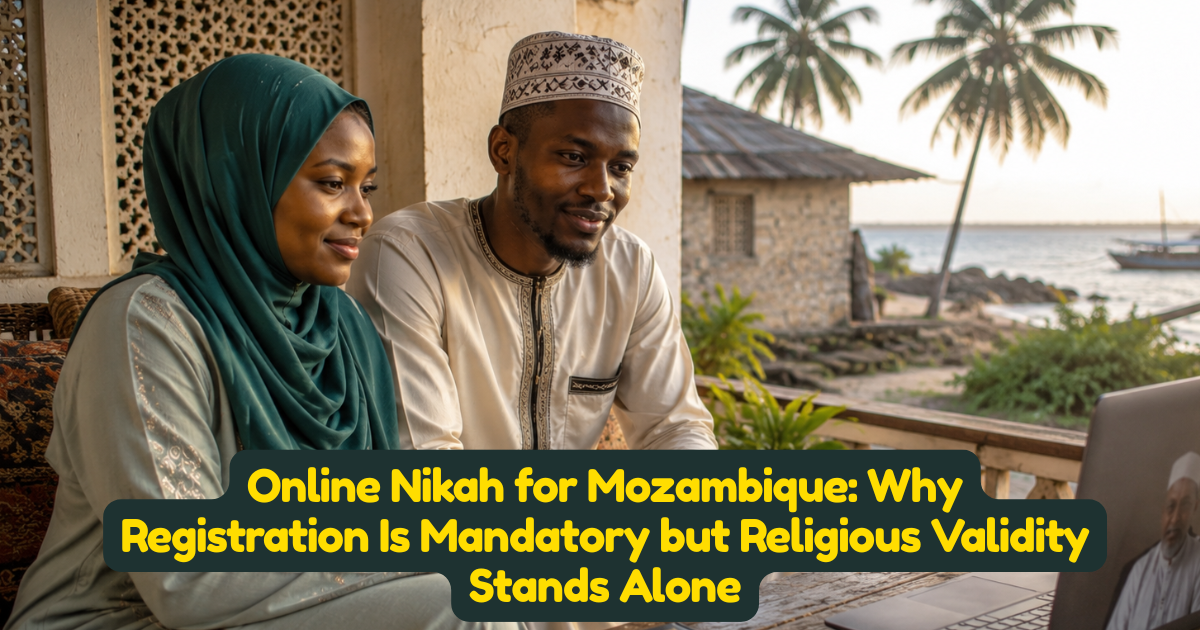 Online Nikah for Mozambique: Why Registration Is Mandatory but Religious Validity Stands Alone