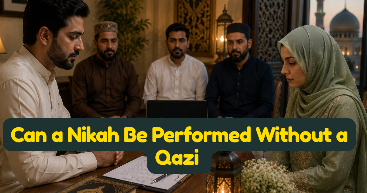 Can a Nikah Be Performed Without a Qazi — and Why the Answer Is More Nuanced Than You Think