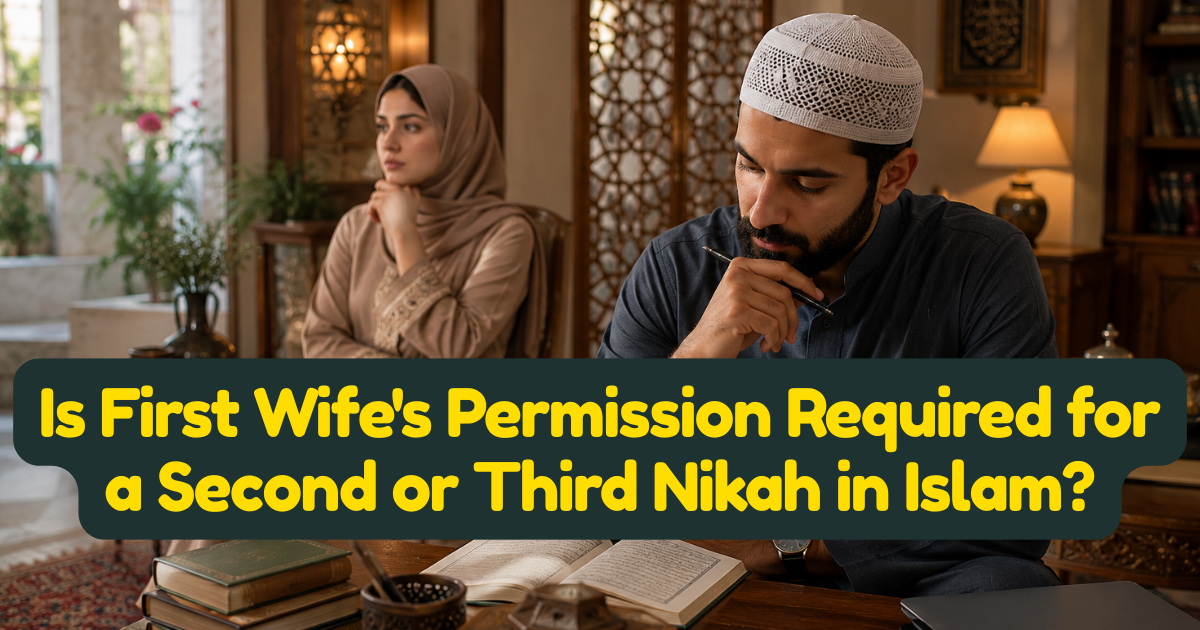 Is First Wife's Permission Required for a Second or Third Nikah in Islam?
