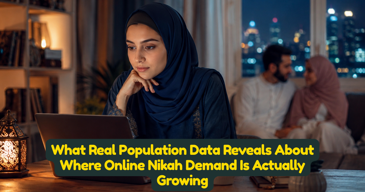 What Real Population Data Reveals About Where Online Nikah Demand Is Actually Growing