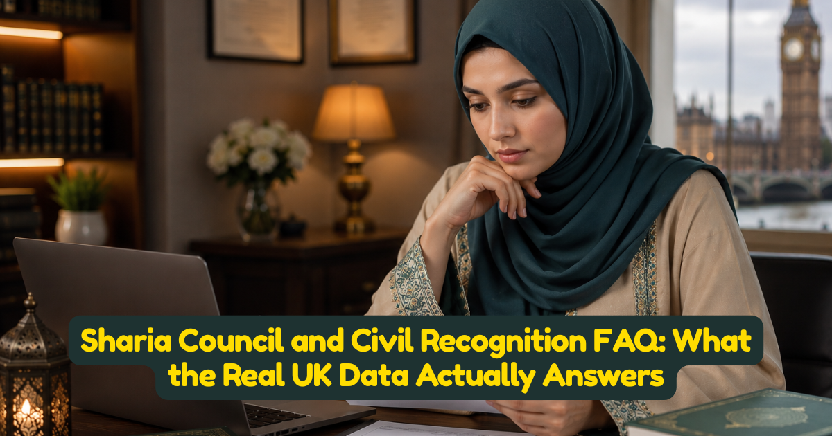 Sharia Council and Civil Recognition FAQ: What the Real UK Data Actually Answers