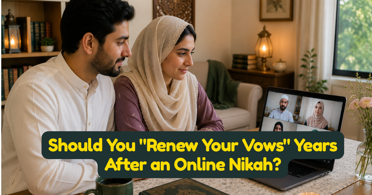 Should You "Renew Your Vows" Years After an Online Nikah?