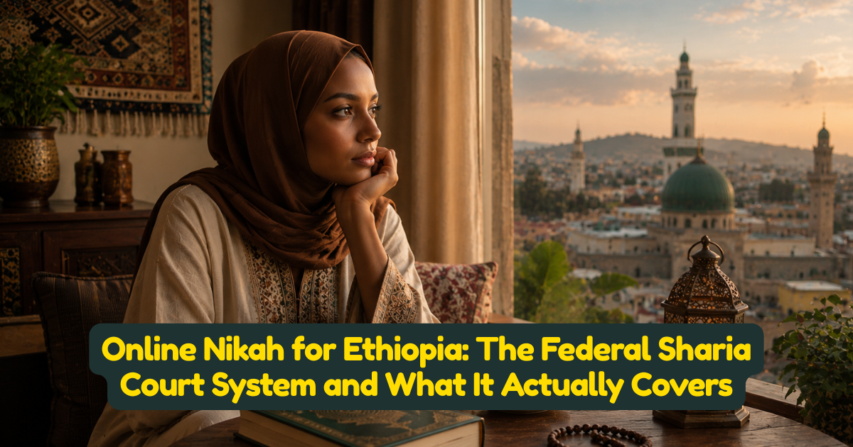 Online Nikah for Ethiopia: The Federal Sharia Court System and What It Actually Covers