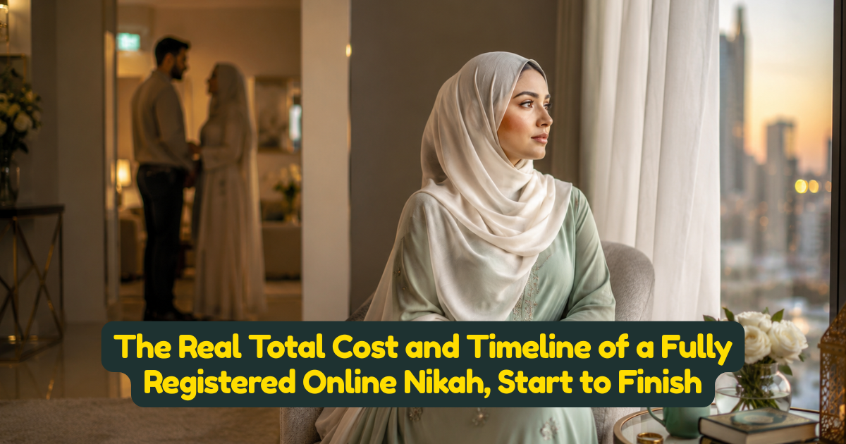 The Real Total Cost and Timeline of a Fully Registered Online Nikah, Start to Finish