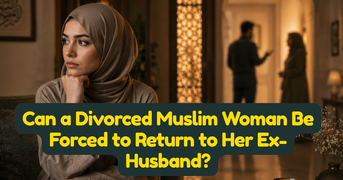 Can a Divorced Muslim Woman Be Forced to Return to Her Ex-Husband? What Islam Says