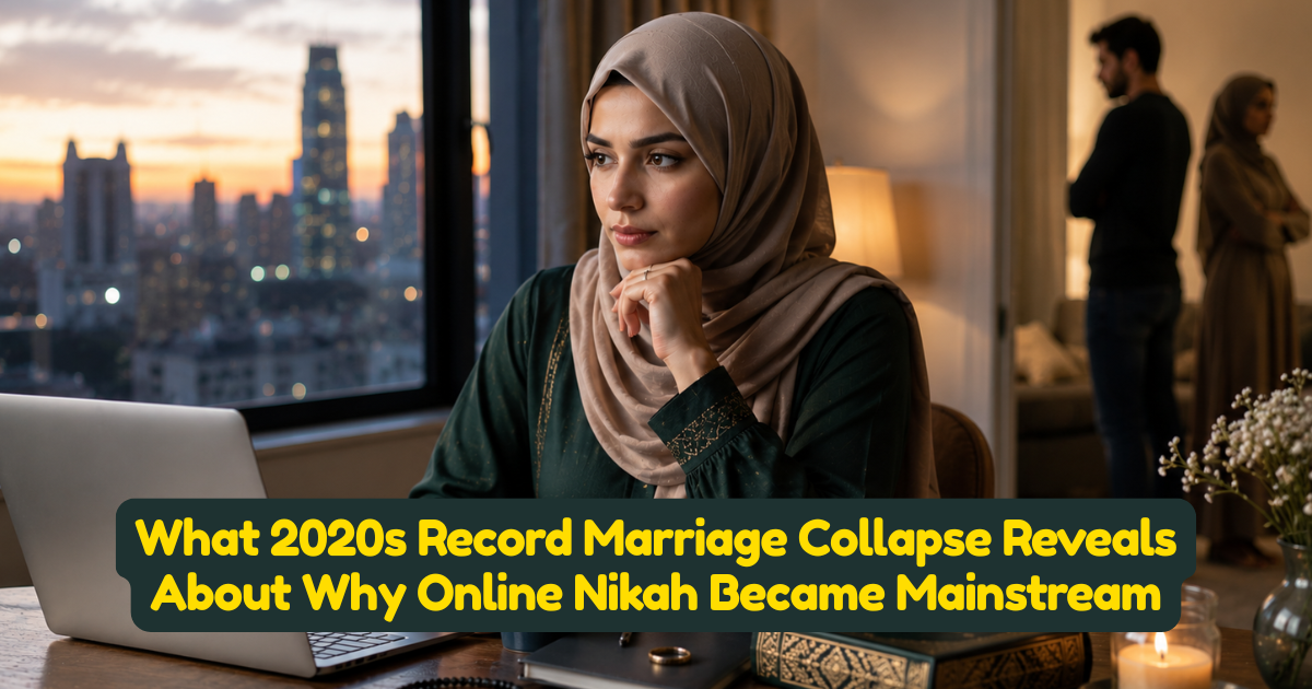 What 2020s Record Marriage Collapse Reveals About Why Online Nikah Became Mainstream