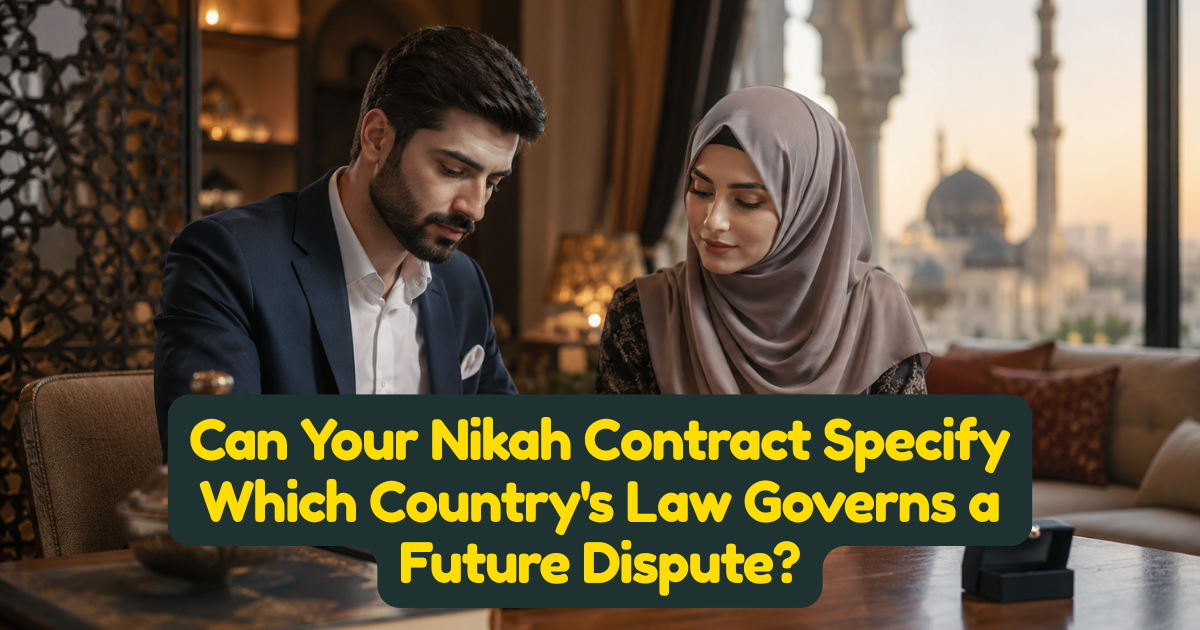 Can Your Nikah Contract Specify Which Countrys Law Governs a Future Dispute?