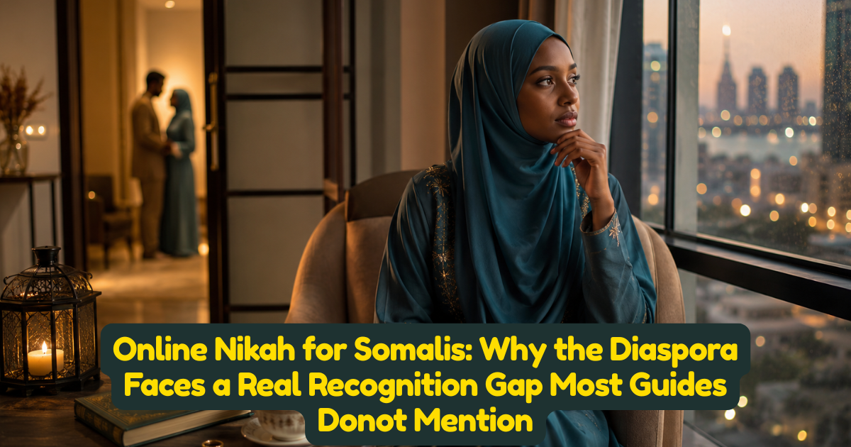 Online Nikah for Somalis: Why the Diaspora Faces a Real Recognition Gap Most Guides Donot Mention
