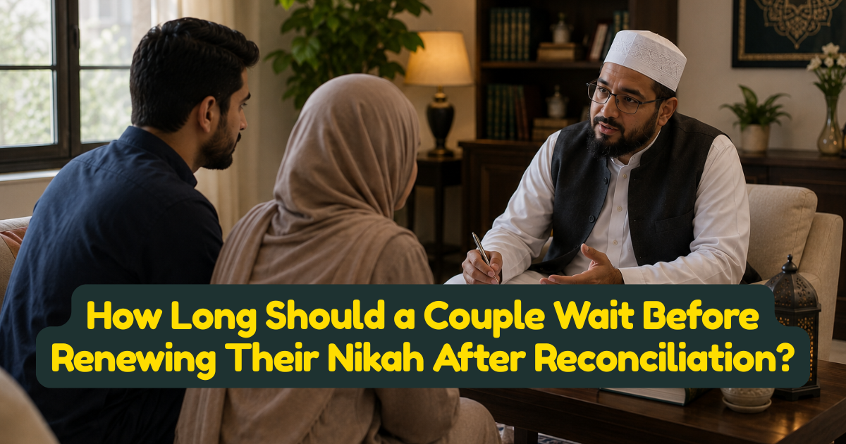 How Long Should a Couple Wait Before Renewing Their Nikah After Reconciliation?