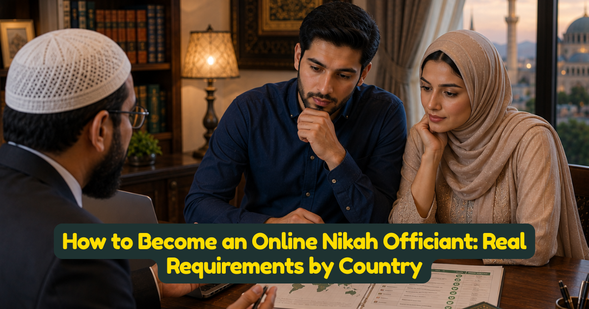 How to Become an Online Nikah Officiant: Real Requirements by Country