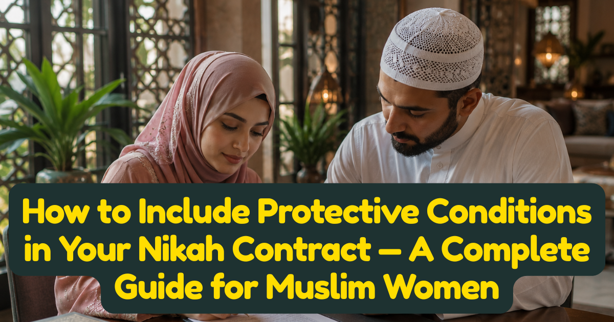 How to Include Protective Conditions in Your Nikah Contract — A Complete Guide for Muslim Women