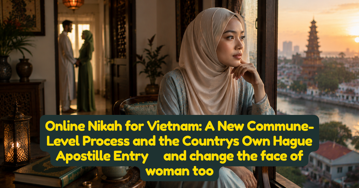 Online Nikah for Vietnam: A New Commune-Level Process and the Countrys Own Hague Apostille Entry
