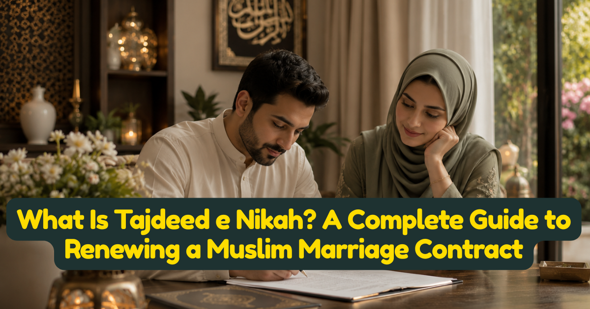 What Is Tajdeed e Nikah? A Complete Guide to Renewing a Muslim Marriage Contract